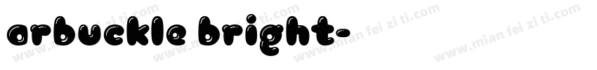 arbuckle bright字体转换